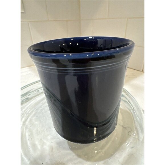 Cobalt Blue FIESTA Homer Laughlin HLC China USA Tom & Jerry Mug - Picture 6 of 11